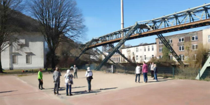 Boulen auf dem Gutenbergplatz