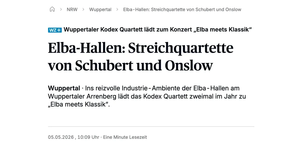 WZ vom 5.5.2026