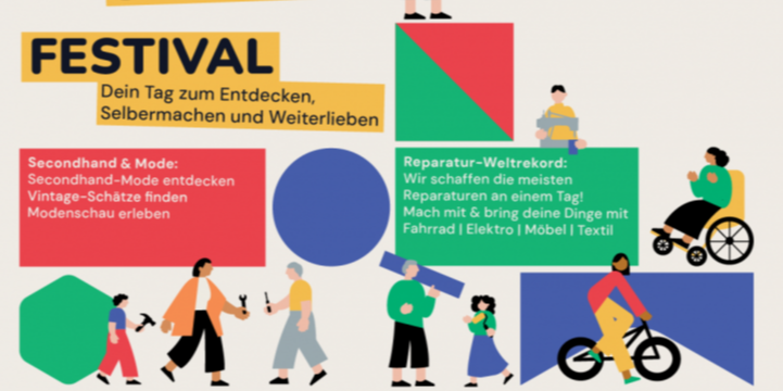 Reparatur und Secondhand-Festival
