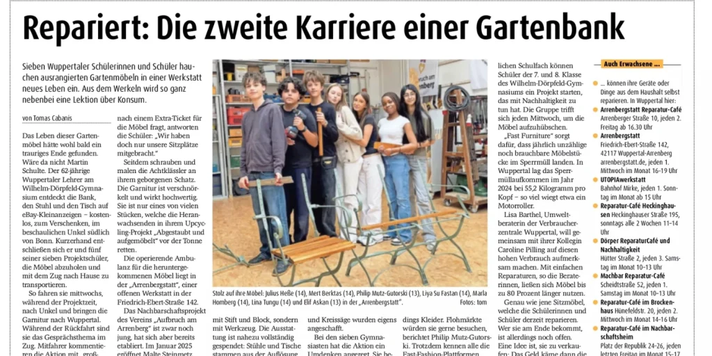 Schüler-Reparatur-Projekt