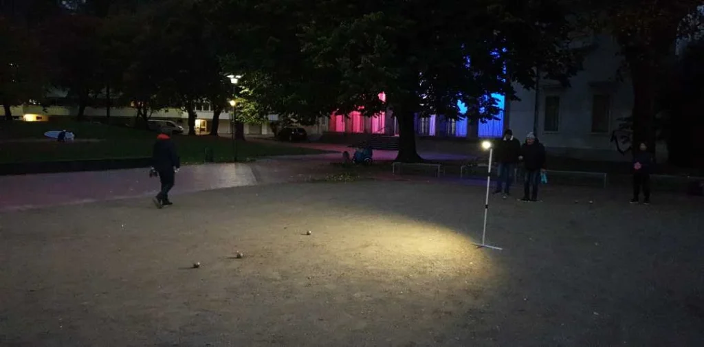 Gutenberg Boule in der Winterzeit